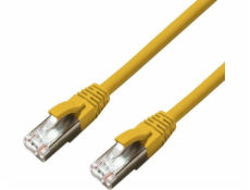 MicroConnect CAT6A S/FTP 0,25m Žltá LSZH