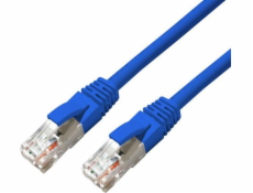 MicroConnect CAT6A UTP 0,5m Modrá LSZH