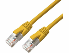 MicroConnect CAT6A UTP 0,5m Žltá LSZH