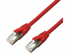 MicroConnect CAT6A S/FTP 0,5m červená LSZH