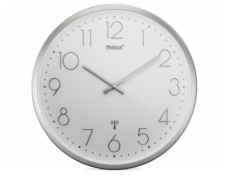 Mebus 19776 radio wall clock Silver/white