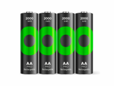 1x4 GP ReCyko Pro NiMH Battery AA/Mignon 2000mAh Pro