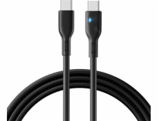 Joyroom USB-C – USB-C kábel USB 2 m čierny (JYR720)