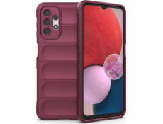 Púzdro Hurtel Magic Shield Case pre Samsung Galaxy A13 5G Flexible Armored Cover Burgundsko