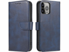 Hurtel Magnet Case elegantné puzdro s chlopňou a funkciou stojančeka Xiaomi Redmi K40 Pro+ / K40 Pro / K40 / Poco F3 / Mi 11i modré