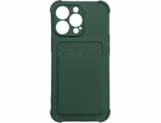 Hurtel Card Armor Case Cover pre iPhone 12 Pre Card Wallet Silicone Armor Air Bag Cover Green