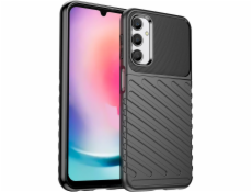 Púzdro Hurtel Thunder Case pre Samsung Galaxy A24 4G silikónový obrnený kryt čierny