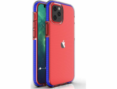 Hurtel Spring Case, gélové puzdro s farebným rámčekom pre iPhone 13 Pro Max, tmavo modré