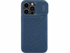 Nillkin Nillkin Qin Cloth Pro Case pre Apple iPhone 14 Pre modrý