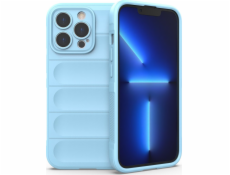 Puzdro Hurtel Magic Shield Case pre iPhone 13 Pre flexibilný pancierový kryt svetlo modrý