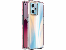 Hurtel Spring Case Realme 9 Pro+ / Realme 9 silikónový kryt s rámčekom svetlo ružový