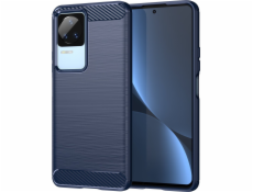 Hurtel Carbon Case Xiaomi Poco F4 5G flexibilné silikónové karbónové púzdro modré