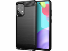 Pružný kryt Hurtel Carbon Case pre Samsung Galaxy A72 4G čierny