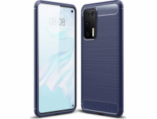 Hurtel Carbon Case flexibilný obal púzdra pre Huawei P40 modrý univerzálny