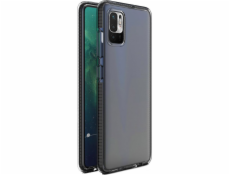 Hurtel Spring Case Cover Gélové puzdro s farebným rámčekom pre Xiaomi Redmi Note 10 5G / Poco M3 Pro Black