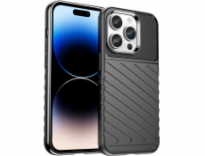 Púzdro Hurtel Thunder Case iPhone 14 Pro Max, obrnený kryt, čierny