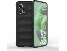 Puzdro Hurtel Magic Shield pre Xiaomi Redmi Note 12 5G / Poco X5 5G flexibilný pancierový kryt čierny