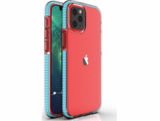 Gélové puzdro Hurtel Spring Case s farebným rámčekom pre iPhone 13 Pro Max svetlo modré