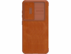 Nillkin Nillkin Qin Leather Pre Case Case pre Samsung Galaxy S23+ Kryt s Flip Camera Protector Brown