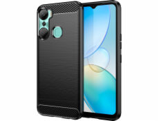 Hurtel Carbon Case Case pre Infinix Hot 12 Pre flexibilný silikónový karbónový kryt čierny