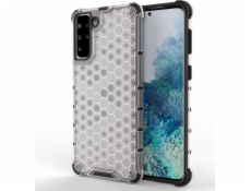 Hurtel Honeycomb case obrnený kryt s gélovým rámčekom pre Samsung Galaxy S21+ 5G (S21 Plus 5G) transparentný