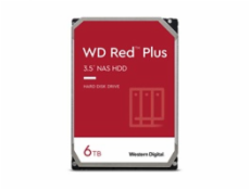 WD RED PLUS NAS WD80EFPX 6TB SATAIII/600 256MB cache 180MB/s CMR