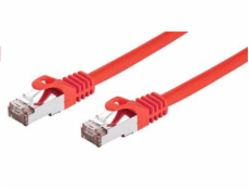 Kabel C-TECH patchcord Cat6, FTP, červený, 0,25m