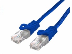 Kabel C-TECH patchcord Cat6, UTP, modrý, 1m