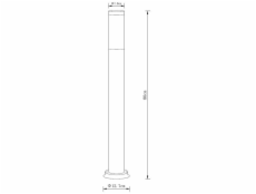 Svítidlo Domoletti Monteo DH022-800, 23W, E27, IP44