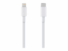 OBAL:ME Fast Charge USB-C/Lightning Kabel 1m White