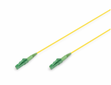 DIGITUS Fiber Optic simplex patch kabel, Singlemode, LC/APC - LC/APC, OS2, 9/125µ, 1 m