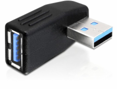 DeLock adaptér USB 3.0 samec - USB 3.0 samice pod úhelem 270° horizontálně