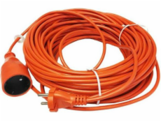 AWTools Jednozásuvkový záhradný predlžovací kábel bez uzemnenia 2 x 1mm 10A 30m (AW70204)