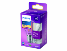 LED žárovka PHILIPS, P45, E27, 4,3 W, 470 lm, 2700 K