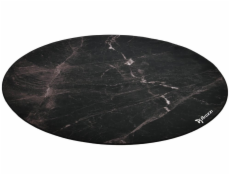 AROZZI Zona Floorpad Black Marble/ ochranná podložka na podlahu/ kulatá 121 cm průměr/ design černý mramor