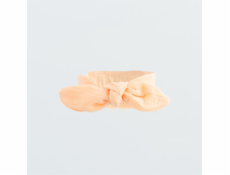 Kojenecká mušelínová čelenka New Baby Leny peach Vel.56 (0-3m)