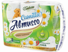 Toaletní papír Almusso Camilla 3vrstvý, 9 ks.