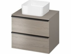 Cersanit S522-023 Kabinet s Pannou Top 60 Gray Black // Cer.Virgo-Blat-60-Szara-CZ