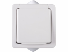 Kanlux Tekno Hermetic Nest Single s kontaktní ochranou 16a 250V White IP54 33496