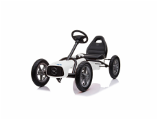 Dětská šlapací motokára Go-kart Baby Mix Buggy bílá