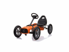 Dětská šlapací motokára Go-kart Baby Mix Buggy oranžová