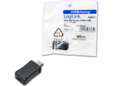 LogiLink microUSB - miniUSB USB adaptér černý (AU0010)