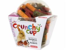 Zolux CRUNCHY CUP STICKS pamlsky pro hlodavce vojtěška/mrkev/červená řepa 180 g