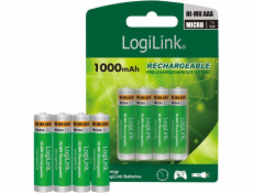 Baterie LogiLink AAA / R03 1000mAh 4 ks.