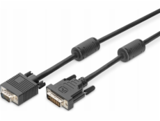 Digitus DVI-I - D-Sub (VGA) kabel 2m černý (AK-320300-020-S)