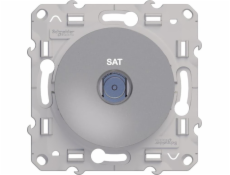 Schneider Electric Odace SAT hliníková anténní zásuvka S53D446