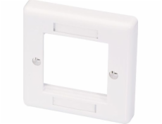 Lindy Single AV Face Plate pro GBtype single Pattress Box - 60541