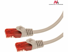 Maclean Patchcord, Cat6, 1m, šedý (MCTV-301S)