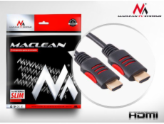 Maclean HDMI - HDMI kabel 5m červený (MCTV-814)