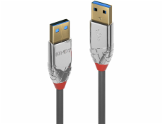 Lindy USB-A - USB-A kabel USB 2 m šedý (36627)